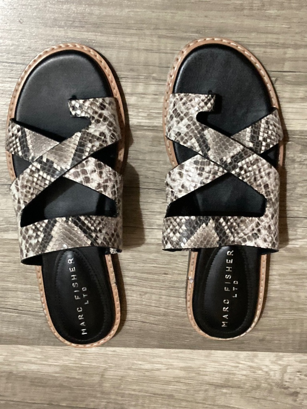 Marc Fisher leather sandals